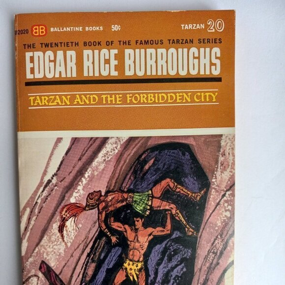 Edgar Rice Burroughs TARZAN Ballantine 1960s Vintage Novels Lot of Six - Picture 13 of 16